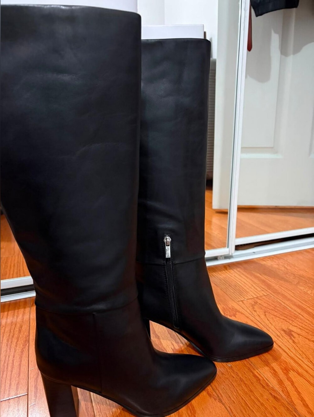 Brand New Calvin Klein Knee-High Leather Boots